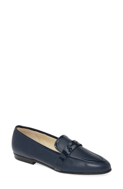Shop Amalfi By Rangoni Oreste Loafer In Navy Leather
