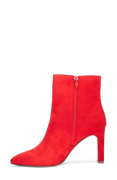 Shop Chinese Laundry Erin Bootie In Red Suede