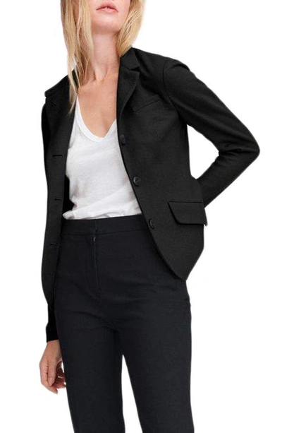 Shop Rag & Bone Slade Wool Blazer In Black