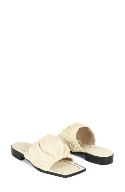 Shop Wandler Mila Slide Sandal In Cream