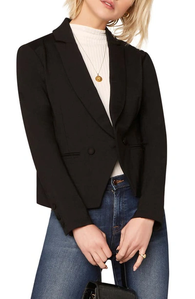 Shop Cupcakes And Cashmere Cucakes And Cashmere Vanessa Double Breasted Blazer In Black