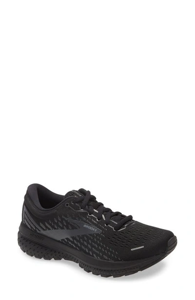 Shop Brooks Ghost 13 Running Shoe In Black/ Black