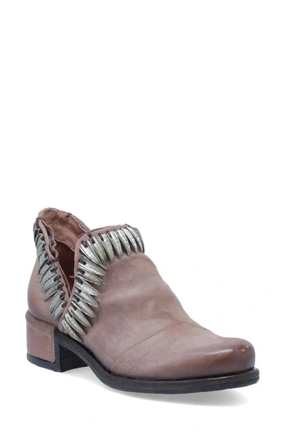 Shop A.s.98 Iker Bootie In Mauve Leather