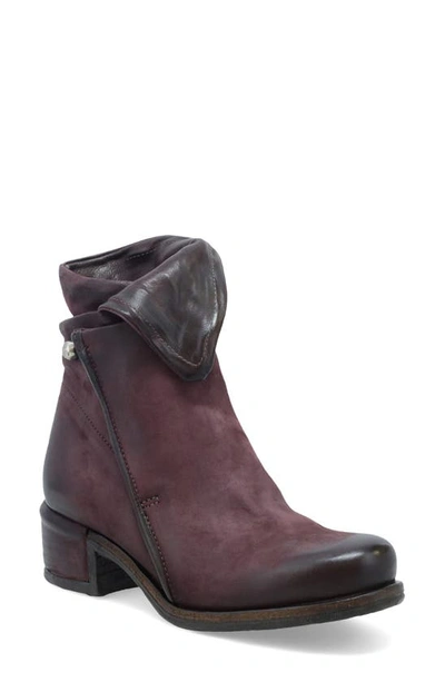 Shop A.s.98 Ibsen Bootie In Eggplant Leather