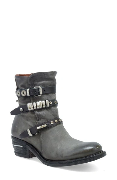 Shop As98 Ives Bootie In Smoke Leather