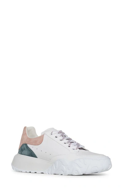 Alexander Mcqueen Court White Panelled Leather Sneakers | ModeSens