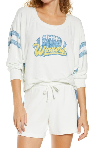 Shop Chaser Winners Football Pullover In Salt