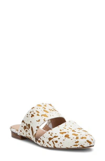 Shop Matisse Berlin Genuine Calf Hair Mule In Gold Spot Calf Hair