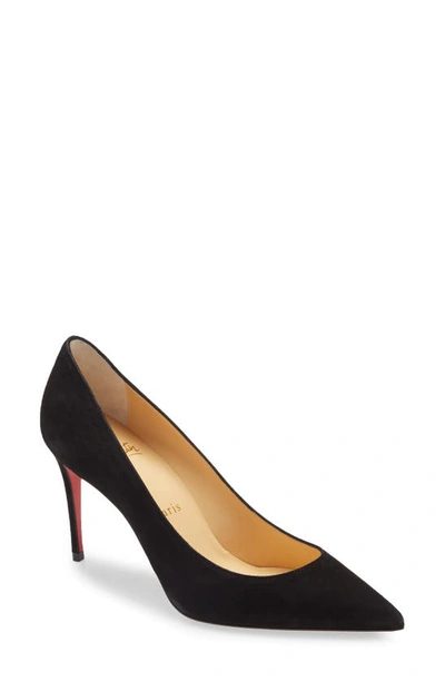Shop Christian Louboutin Kate Pointed Toe Pump In Black