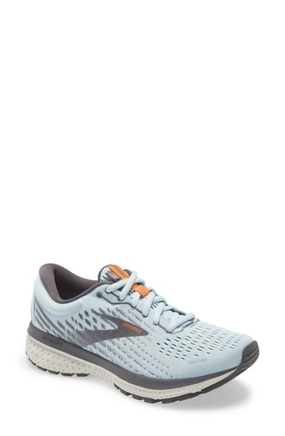Shop Brooks Ghost 13 Running Shoe In Blue/ Blackened Pearl/ White