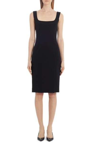Shop Dolce & Gabbana Jersey Body-con Dress In Black