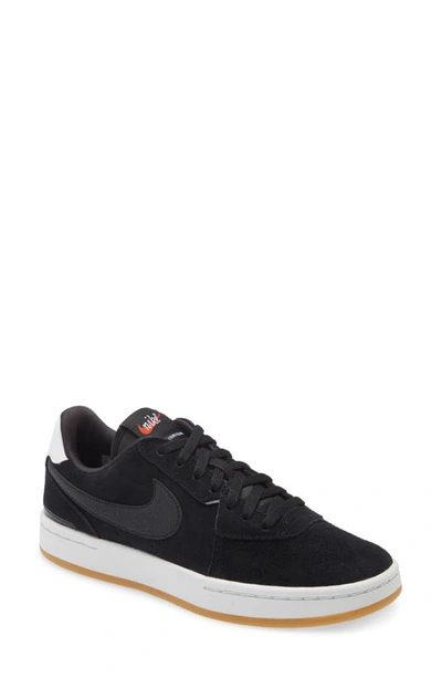 Shop Nike Court Blanc Se Low Top Sneaker In Black/ Gum Light Brown/ White