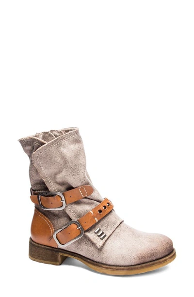 Shop Dirty Laundry Tycen Buckle Boot In Tan Faux Leather
