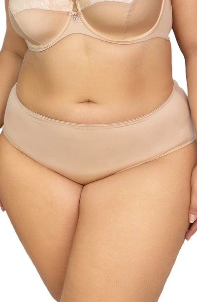Shop Curvy Couture Essential Boyshorts In Bombshell Nude