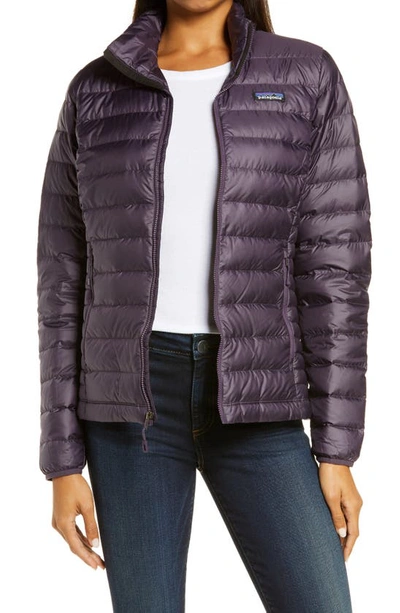 Shop Patagonia Down Jacket In Piton Purple