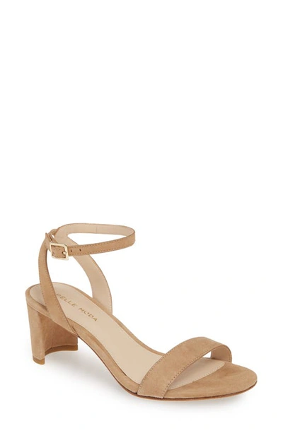 Shop Pelle Moda Moira Sandal In Latte Suede