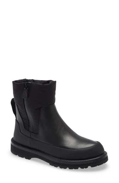 Shop Moncler Rain Don't Care Waterproof Rain Boot In Black