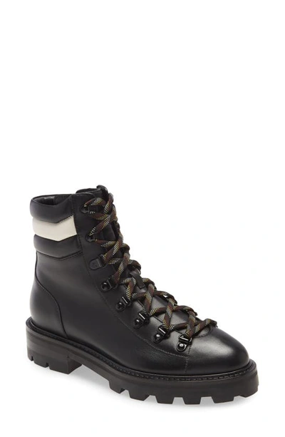 Shop Jimmy Choo Eshe Hiking Boot In Black/ Latte