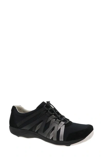 Shop Dansko Henriette Sneaker In Black Suede
