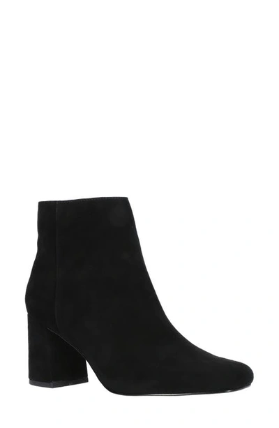 Shop Bella Vita Wilma Bootie In Black Kid Suede