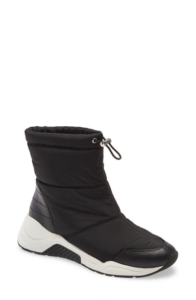 Shop Linea Paolo Gillie Boot In Black Padded Fabric