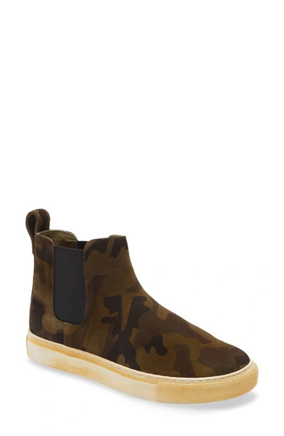 Shop Chocolat Blu Nash Chelsea Boot In Military Suede