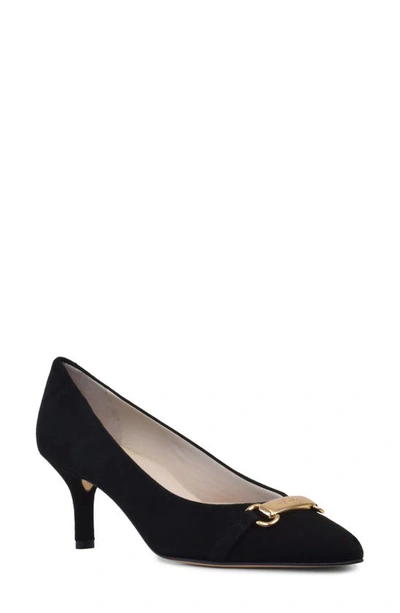 Shop Amalfi By Rangoni Praga Pointed Toe Pump In Black Suede