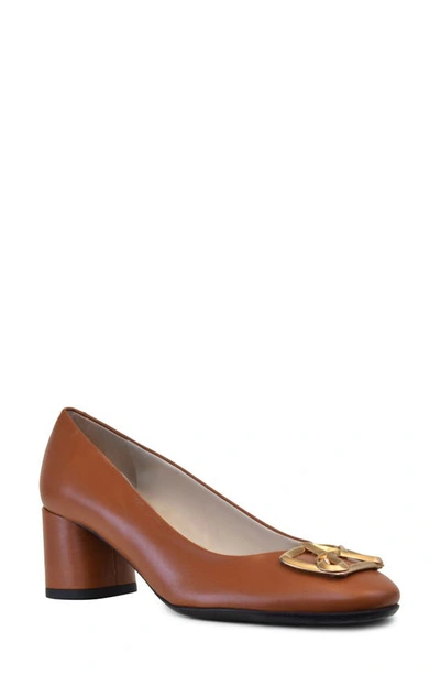 Shop Amalfi By Rangoni Rey Pump In Curry Leather