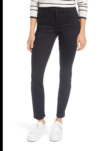 Shop Jen7 By 7 For All Mankind High Waist Skinny Jeans In Classic Black