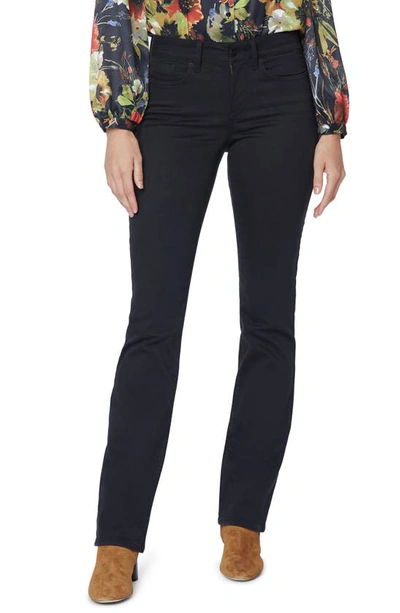 Shop Nydj Marilyn Straight Leg Jeans In Black