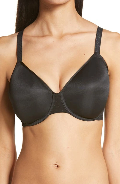 Shop Wacoal Back Appeal Underwire Minimizer Bra In Black