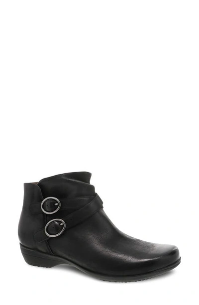 Shop Dansko Faithe Bootie In Black