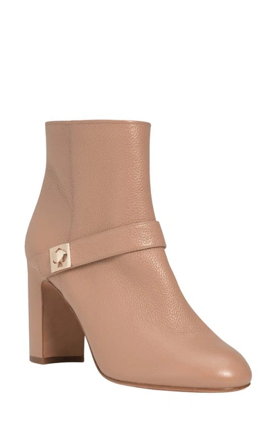 Shop Kate Spade Thatcher Bootie In Light Fawn Leather