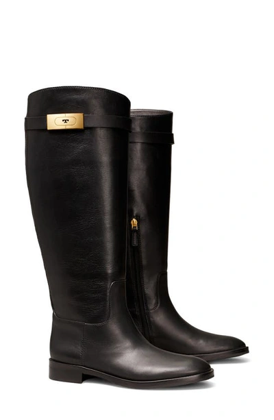 Shop Tory Burch Riding Boot In Perfect Black