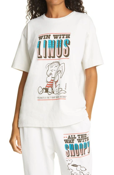 Shop Marc Jacobs X Peanuts® The T-shirt In Vintage Ivory