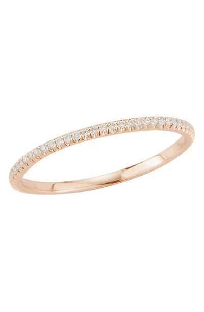 Shop Dana Rebecca Designs Sylvie Rose Diamond Eternity Ring In Rose Gold