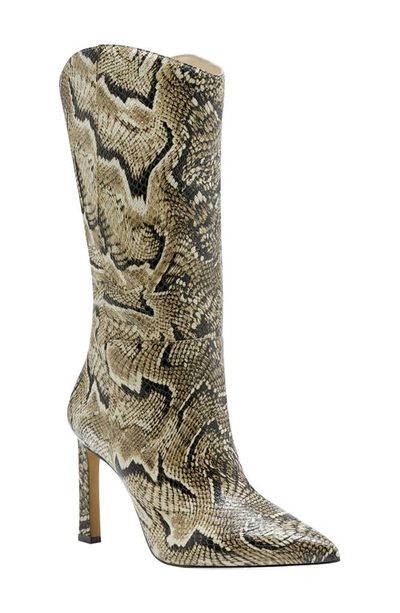 Shop Vince Camuto Senimda Pointed Toe Boot In Multi Leather