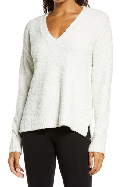 Shop Ugg Cecilia V-neck Sweater In Cream