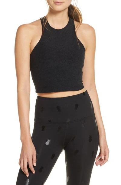 Shop Beyond Yoga Studio Crop Tank In Darkest Night