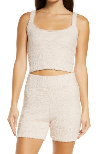 Skims Cozy Knit Bouclé Tank In Dusk