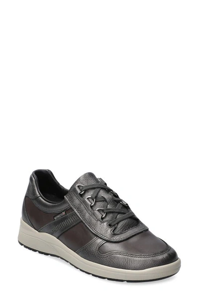 Shop Mephisto Ruby Low Top Sneaker In Graphite Leather