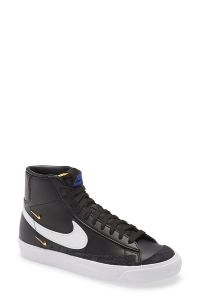Shop Nike Blazer Mid '77 Se Sneaker In Black/ White/ Black