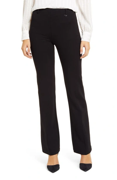 Shop Lyssé Ponte Baby Bootcut Pants In Black