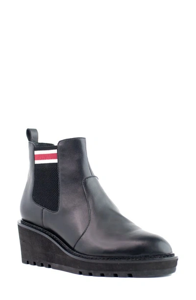 Shop Cecelia New York Gemma Boot In Black Leather/ Black
