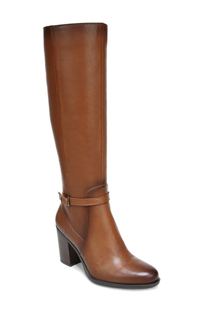 Shop Naturalizer Kalina Boot In Cider Spice Leather