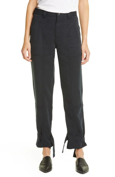 Shop Trave Darcy Cinched Ankle Trousers In 161 - Newport Blue