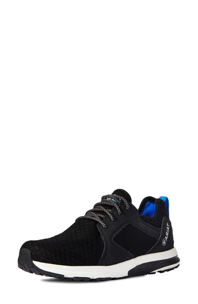 Shop Ariat Fuse H20 Sneaker In Black Mesh