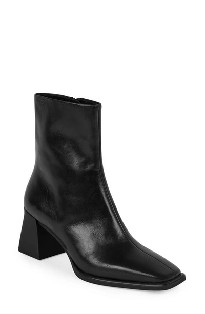 Shop Vagabond Shoemakers Hedda Bootie In Black Leather