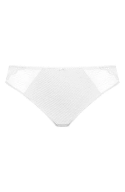 Shop Elomi Charley Full Figure Mesh & Lace Brazilian Briefs In White