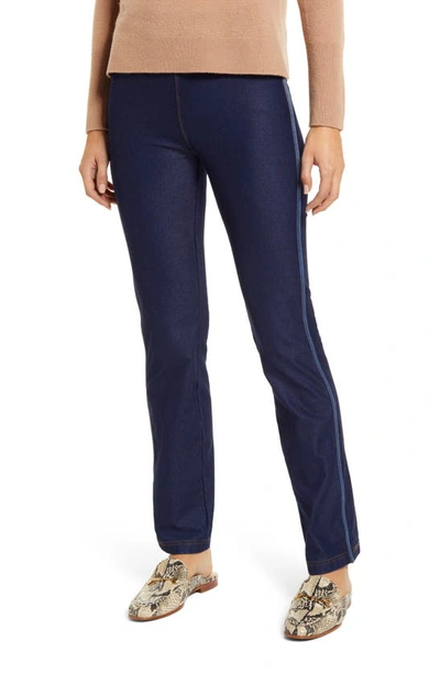 Shop Lyssé Boyfriend Denim Leggings In Indigo